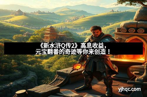 《新水浒Q传2》高息收益，元宝翻番的奇迹等你来创造！